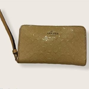 COPY - Coach zipper vernis wallet